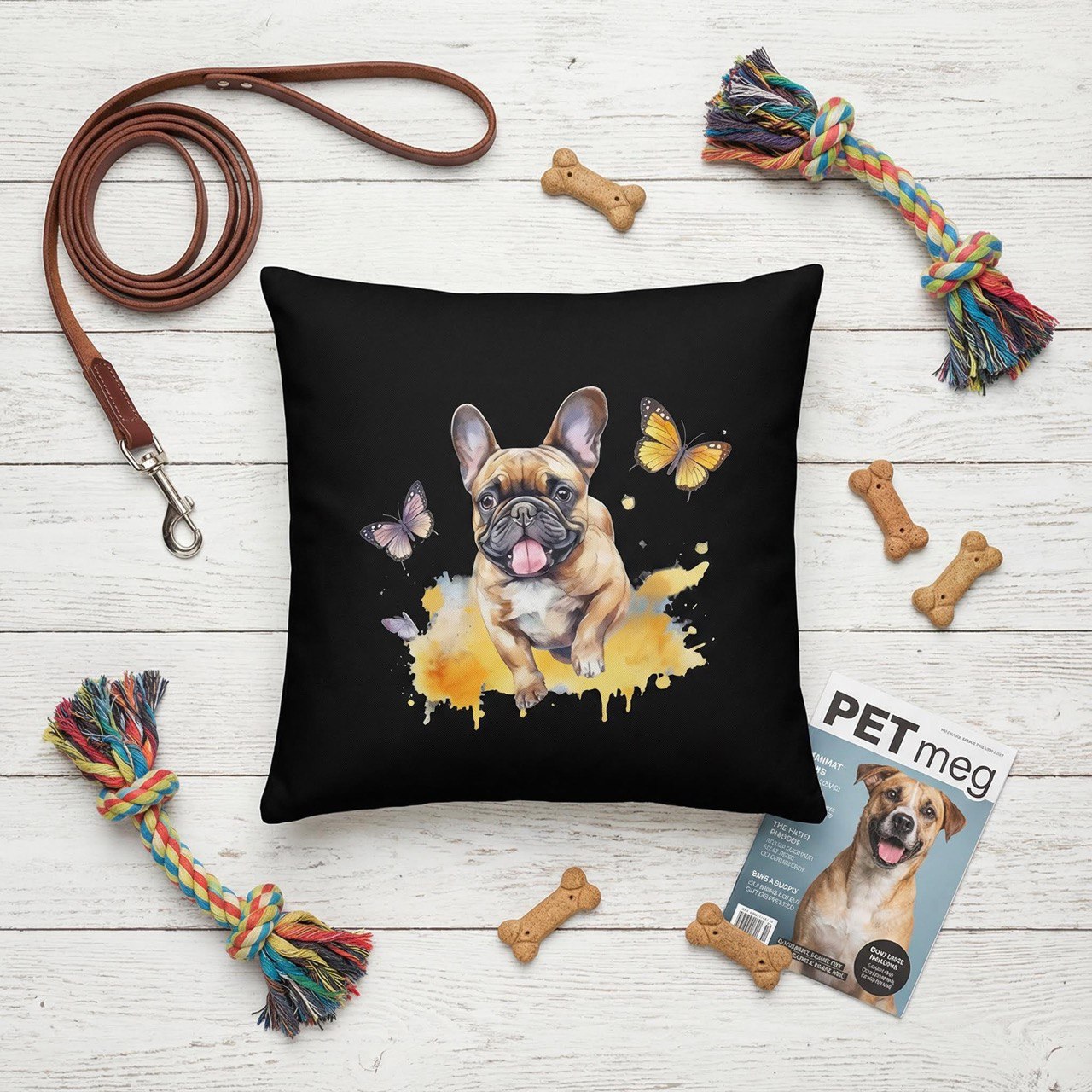 Bullyfriend Kissen Schwarz Motiv2