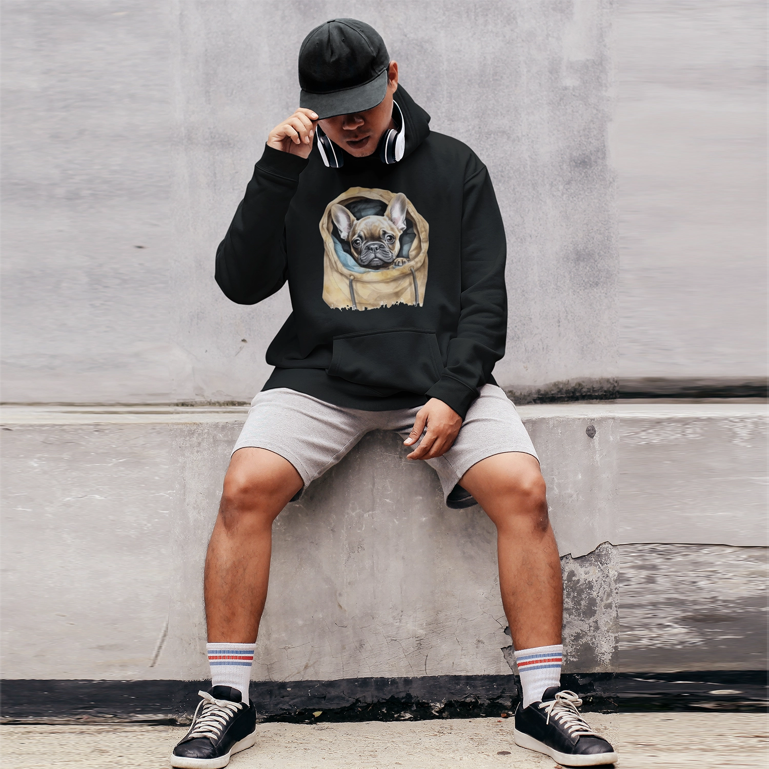 Bullyfriend Hoodie mit Frontprint Motiv6