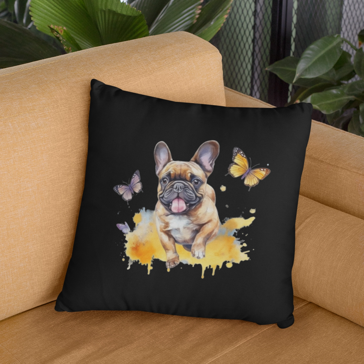 Bullyfriend Kissen Schwarz Motiv2