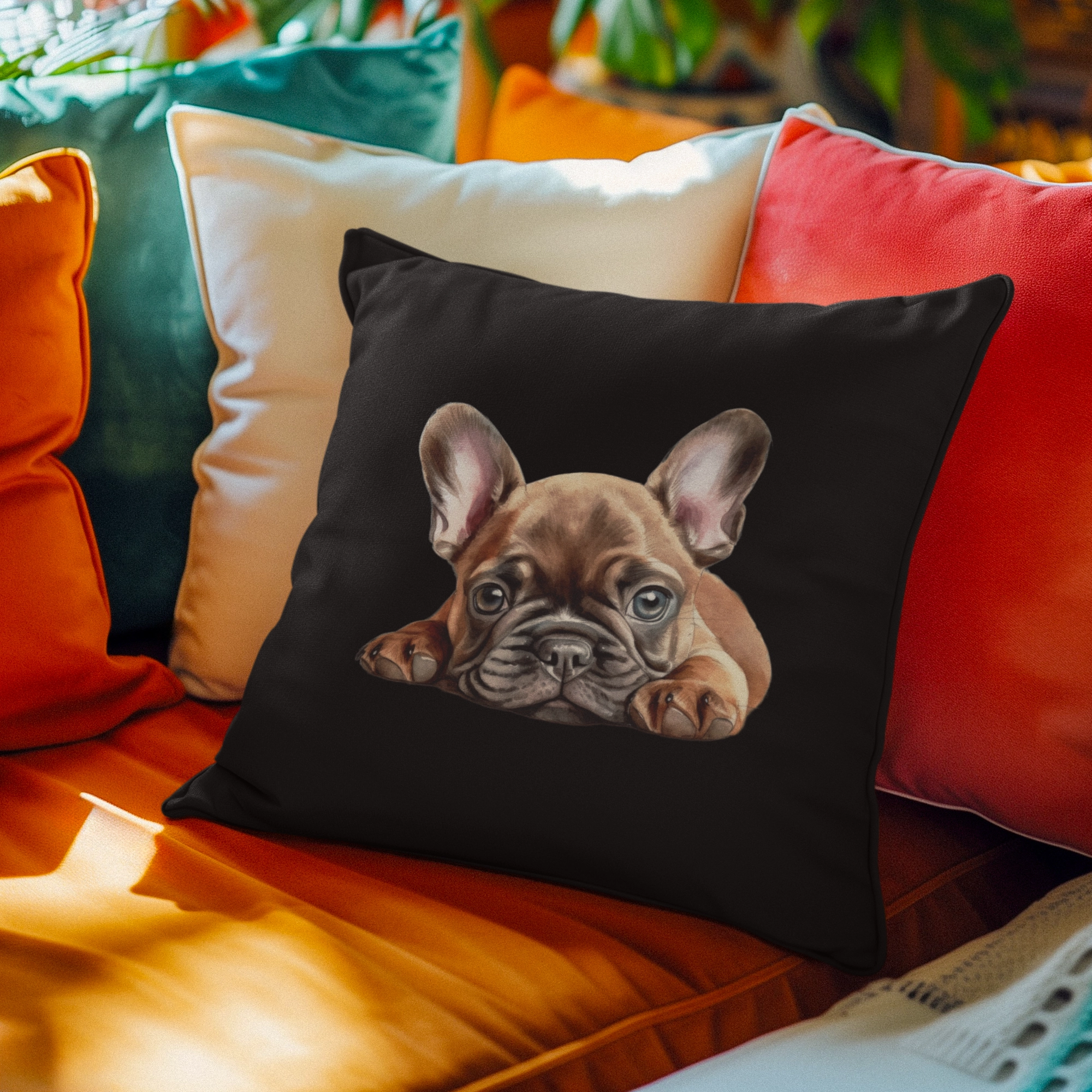 Bullyfriend Kissen Schwarz Motiv9